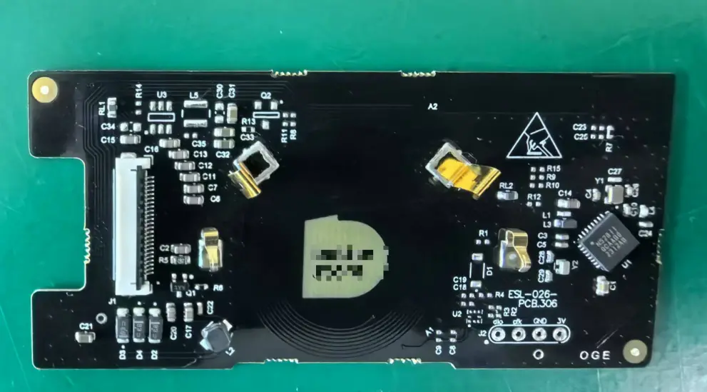 A prateleira eletr&ocirc;nica da etiqueta de 2,66 polegadas etiqueta o PWB 2,4 GHz para a etiqueta eletr&ocirc;nica da prateleira dos supermercados da cadeia